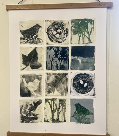 Bird Theme Gelplate Printing with Jane Hunter. Sat 4th April 2026