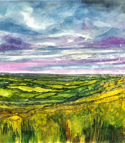 Mixed Media Landscapes with Free Machine Embroidery with Delny Fitrzyk. Sat 4th July 2026